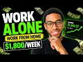4 Non-Phone Remote Jobs You Can Do Alone