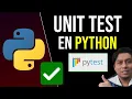 PyTest Pruebas Unitarias en Python Unit Tests Testing Automatizado con Python