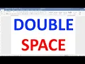 How To Double Space In Word Office 365
