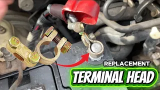 How to Replace a Car Battery Terminal Head Easily at Home Fix a Broken Cable of Battery Terminal