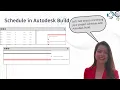 Autodesk Build Schedule functionality