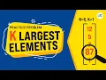 K largest elements School Practice Problem GeeksforGeeks