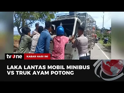 Sopir Mengantuk, Minibus Melaju ke Jalur Berlawanan Sebabkan Kecelakaan