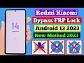 Download Lagu XIAOMI MIUI 14 - Android 13 Bypass Google Account (FRP) Lock Any Devices 2023