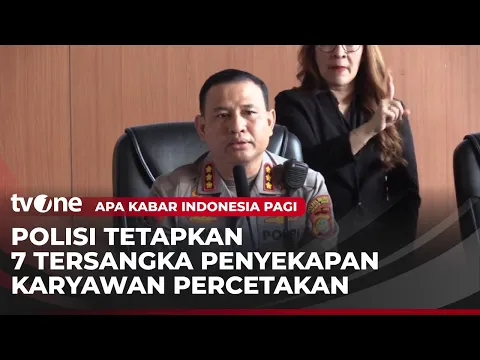 Polisi Tetapkan 7 Orang Sebagai Tersangka Penyekapan 3 Orang Karyawan Percetakan