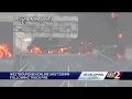 Massive vehicle fire closes westbound lanes of SR-528 in Orange County