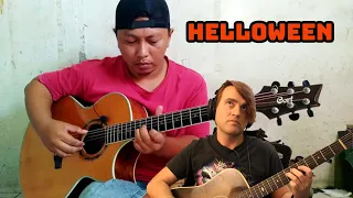 Download Alip ba ta - Forever and One - Helloween (fingerstyle guitar cover) // Guitarist Reacts MP3