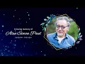 Elegant Funeral Slideshow Canva Template In Loving Memory Slideshow Memorial Slideshow Template
