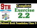class 9 maths chapter 2 exercise 2 2 national book foundation class 9 maths fazal academy