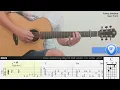 bad - wave to earth | Fingerstyle Guitar | TAB + Chords + Lyrics