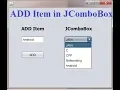 How to ADD Item in JComboBox Run Time in Java Swing using NetBeans IDE