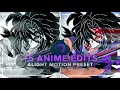 +5 Anime Trending Presets Alight Motion [ Xml + Material ] #anime #animeedits #preset