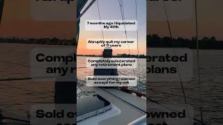 Follow my journey and I hope it inspires you to start your own-whatever that may be. #sailing #dream