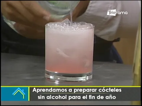 Aprendamos a preparar cócteles sin alcohol para fin de año