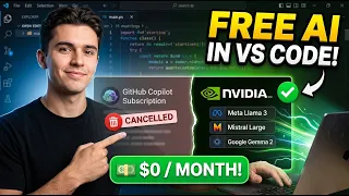 I Replaced my Copilot Subscription with Free AI Models Step by Step Tutorial