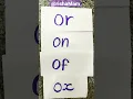 Two letter words with o