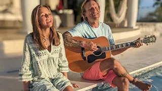 Impromptu jam session by the pool w/special guest SOLINE