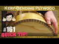 How to bend a piece of - inch plywood