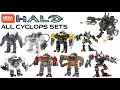 ALL HALO CYCLOPS SETS EVER MADE Halo Mega Construx
