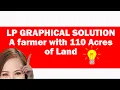 Graphical Solution Linear Programming Farmer