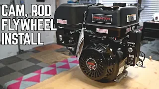 Predator 420cc Stage 2 Build Pt 1 Cam Rod Flywheel Etc