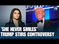 She Never Smiles Trump s Remark About CNN s Kaitlan Collins Sparks Row Critics Call It Sexist