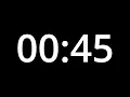 45 SECOND TIMER - No Sound