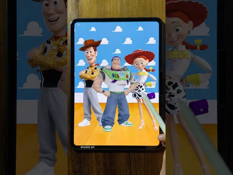 Toy story’s transformation #toystory #art #digitalart #shorts