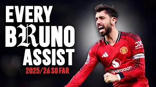 every bruno fernandes assist this season so far 