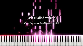 Download Esoa (Ballad ver.) - Maou Gakuin no Futekigousha II ED (ep 9) / Momosu Momosu [Piano] | Frosted Note MP3