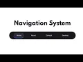 How to build a Active Tab Navigation Menu Html Css and JavaScript