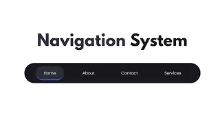 How to build a Active Tab Navigation Menu Html Css and JavaScript