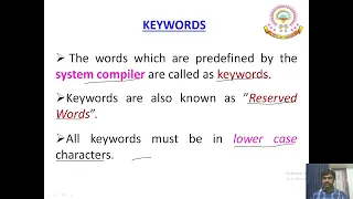 PYTHON Keywords Variables