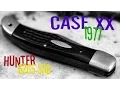 Vintage Case XX Hunter 1977 6265 SAB 3 Dot Pocket Knife