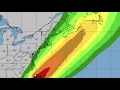 Tropical Storm Chris forms off the Carolinas generating dangerous surf