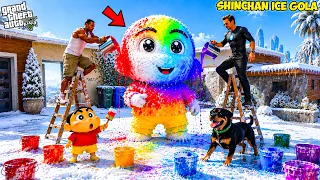 Franklin Builds the Biggest Waterpark Outside His House in GTA 5