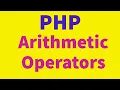 PHP Arithmetical Operators