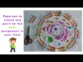 The Animal Cell for coloring and cutting Didactic Biology and science