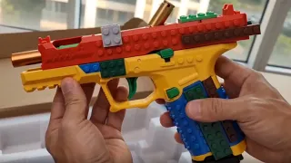 LEGO Style TOY GUN - Rubber Bullet Toy Pistol