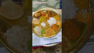 రాయల్ వెడ్డింగ్ 🍱 100+ వెరైటీలతో😋రాజదర్బార్ స్టైల్ #shorts #tirupati @ThagedheleyShots