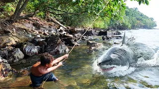 Survival Shark Trapping: Build a Shark Trap in the Wild
