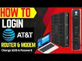 ATT Router Login Change WiFi SSID Password how to Login to My ATT Router AT T Router Login