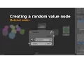 Creating a random value node Material nodes - BGE Tutorial