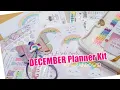 Unboxing La Vida Prints December Planner Kit
