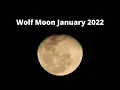 Wolf Moon - Waning Gibbous Phase