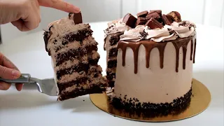 Layer cake kinder bueno ( facile , sans crème au beurre )