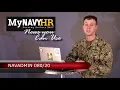 News You Can Use - NAVADMIN 080 Update