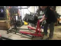 How to use shop crane and engine stand from harbor freight
