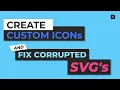Create Flutter Custom Icons Fix Corrupted SVGs