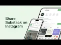 How to SHARE Substack on Instagram